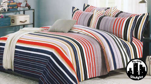 6 Piece Printed Microfiber Duvet Cover Sets | Queen