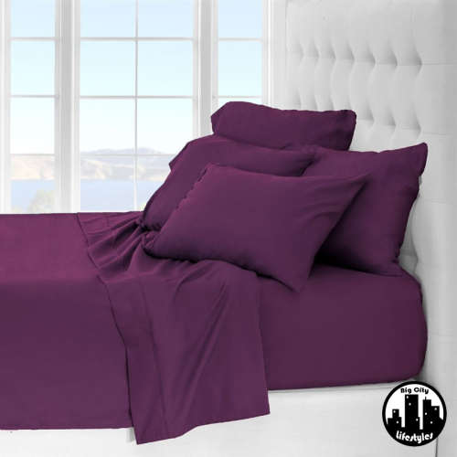 4 Piece Plain Cotton Combo Sheets | Queen