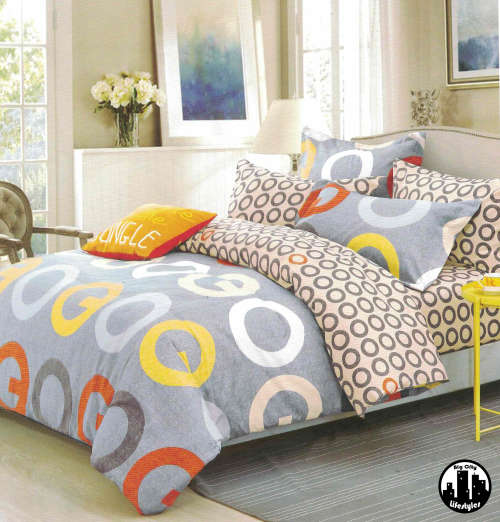 4 Piece Cotton Comforter Set | King