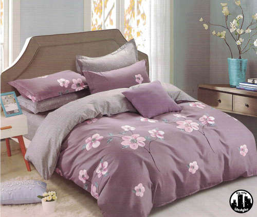 6 Piece Printed Cotton Duvet Cover Sets | King