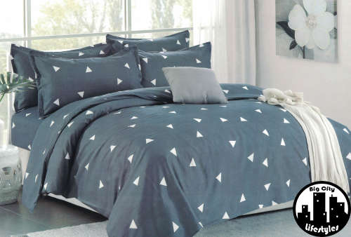 3 Piece Printed Microfiber Comforter Set | Double