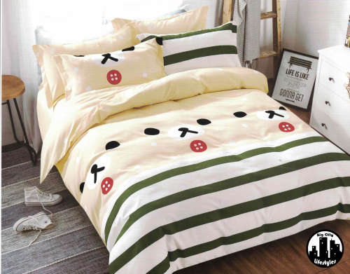 Various 3 Piece Kids Cotton Duvet Cover Sets | Three-Quarter