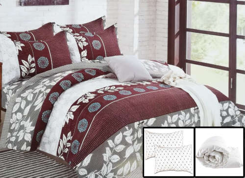 9 Piece Microfiber Duvet Cover Set | Queen