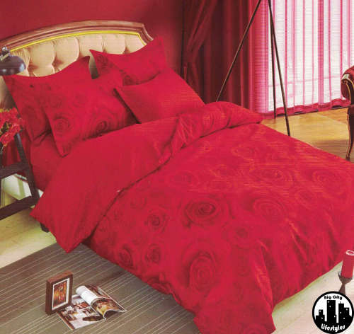 Various 6 Piece Reversible Cotton Duvet Cover Sets | King