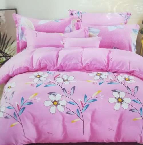 Various 6 Piece Reversible Cotton Duvet Cover Sets | King