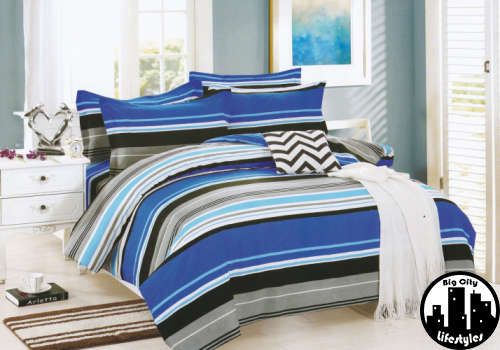 Various 6 Piece Printed Microfiber Duvet Cover Sets | Double & Queen