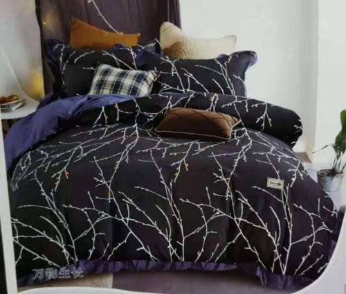 6 Piece Printed Cotton Duvet Cover Sets | Queen