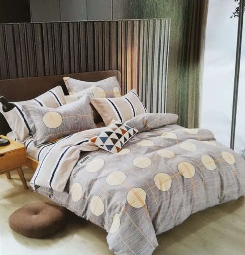 4 Piece Printed Cotton Duvet Cover Sets | Queen