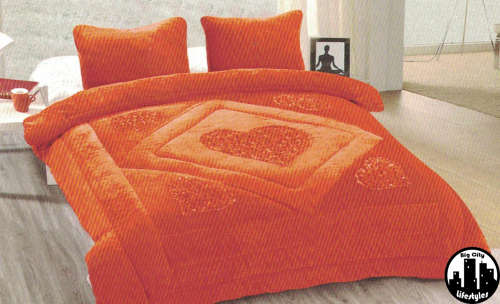 Various Plain Colours | 3 Piece Blanket Sets | Double & Queen