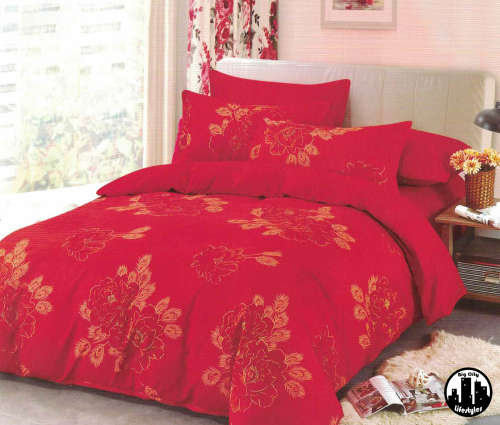 6 Piece Reversible Cotton Duvet Cover Sets | King