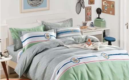 Various Designs | 3 Piece Cotton Duvet Cover Sets | Three-Quarter