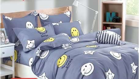 Various Designs | 3 Piece Cotton Duvet Cover Sets | Three-Quarter