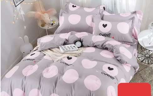 Various Designs | 3 Piece Cotton Duvet Cover Sets | Three-Quarter