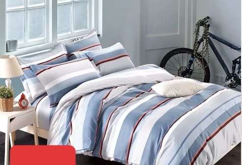 Various Designs | 3 Piece Cotton Duvet Cover Sets | Three-Quarter