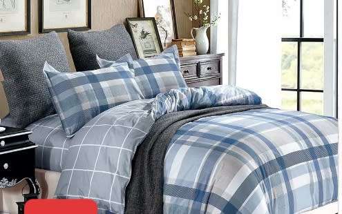 Various Designs | 3 Piece Cotton Duvet Cover Sets | Three-Quarter