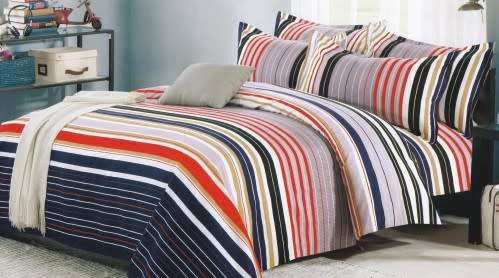 Various 6 Piece Microfiber Duvet Cover Sets | Queen