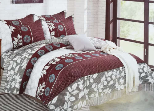 Various 6 Piece Microfiber Duvet Cover Sets | Queen