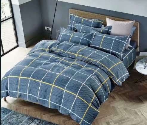 3 Piece Cotton Duvet Cover Set | Three Quarter