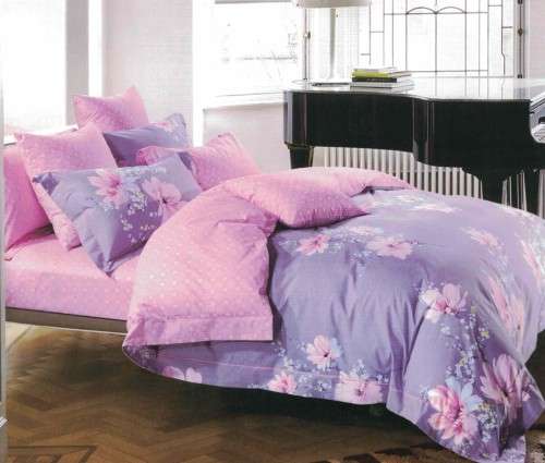 6 Piece Printed Cotton Duvet Cover Sets | Double