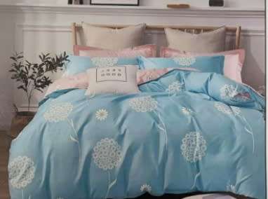 6 Piece Printed Cotton Duvet Cover Sets | King