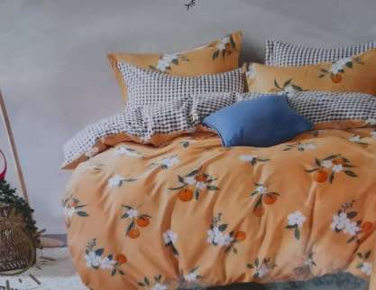 6 Piece Cotton Duvet Cover Set | Double