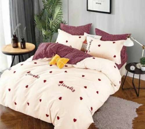 6 Piece Cotton Duvet Cover Set | Double