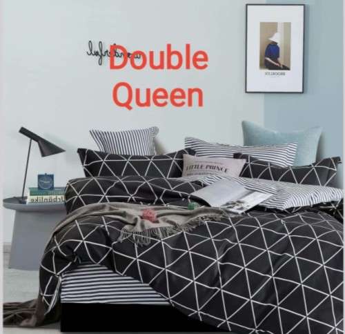 6 Piece Printed Cotton Duvet Cover Sets | Queen