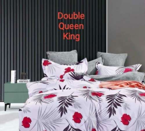 6 Piece Printed Cotton Duvet Cover Sets | Queen