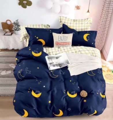 6 Piece Cotton Duvet Cover Set | Double