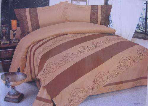 BROWN 6 PIECE QUEEN DUVET SET