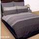 GREY AND BLACK SINGLE DUVET COVER SET
