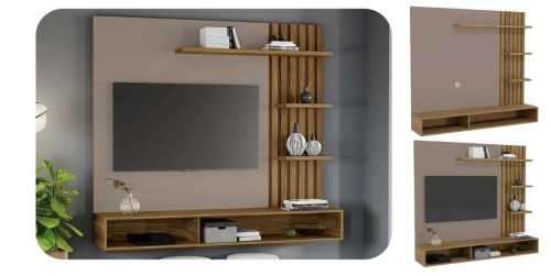 Floating Geometric Tv Stand