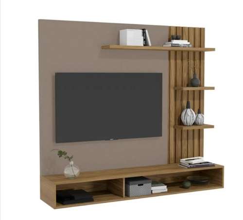 Floating Geometric Tv Stand
