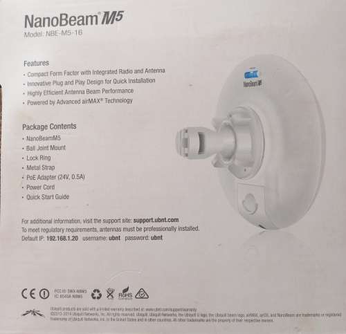 Ubiquiti Networks NanoBeam M5