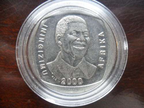 16xSmiley 2000 Mandela 5Rand in Cuptules Bid Per Coin