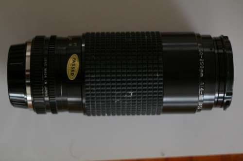 Tokina 50mm - 250mm f1.4 - 5.6 with makro
