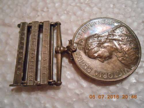 British Victorian QSA Medal, Relief of Mafeking, Transvaal,Rhodesia Clasps