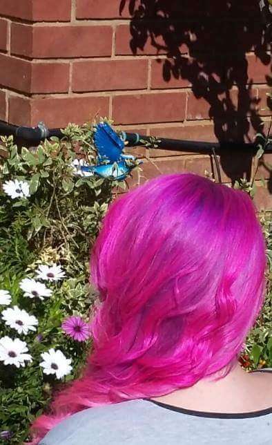 Dark pink Hair dye, Neon funky hair dye 1 KG for salons or bulk