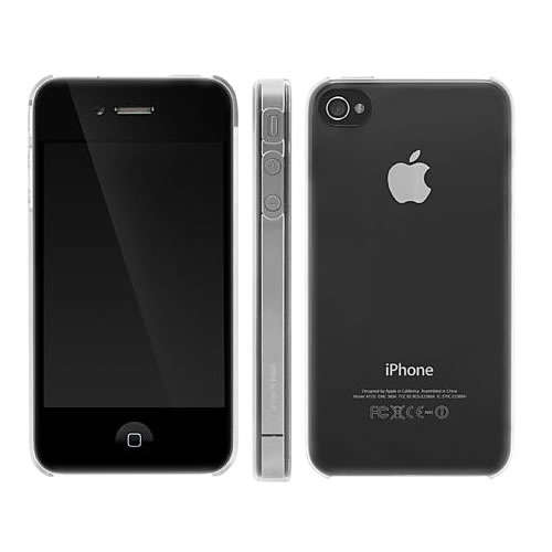 Crystal Clear iPhone 4 4S Case with FREE Screen Protector