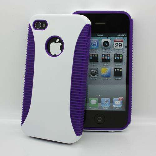 New Dual Purple Case for iPhone 4 and iPhone 4S