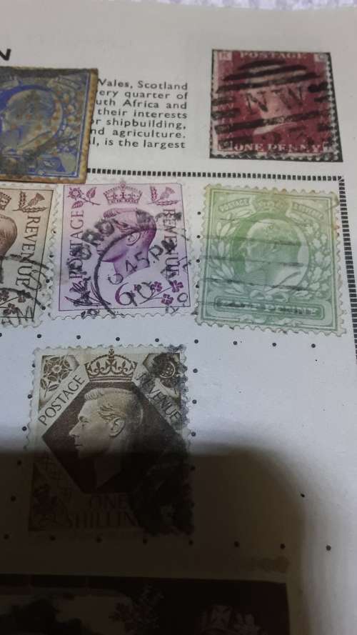 GB. Queen Victoria Stamps & Coin from 1840. Original Penny Reds. NB. Very few stamps.