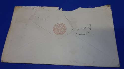 GB. 1874 PENNY PINK Embossed Envelope. Original. Nicely cancelled on 16 Nov 1874 at Wragby (England)