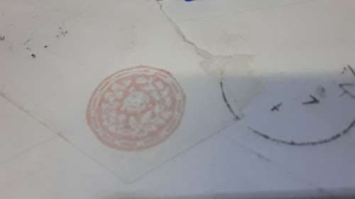 GB. 1874 PENNY PINK Embossed Envelope. Original. Nicely cancelled on 16 Nov 1874 at Wragby (England)