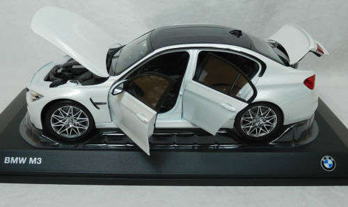 BMW M3 F80 Competition 2016 Mineral White 1:18 Norev