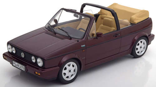 Die cast VW Golf Convertible 1992 dark red-metallic by NOREV - NEW IN BOX