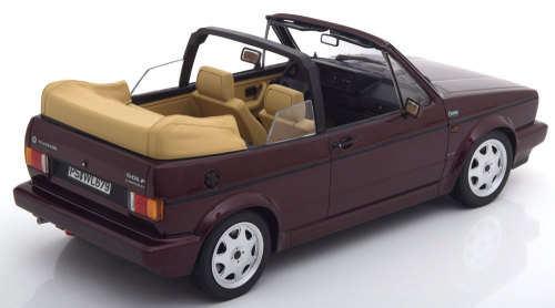 Die cast VW Golf Convertible 1992 dark red-metallic by NOREV - NEW IN BOX