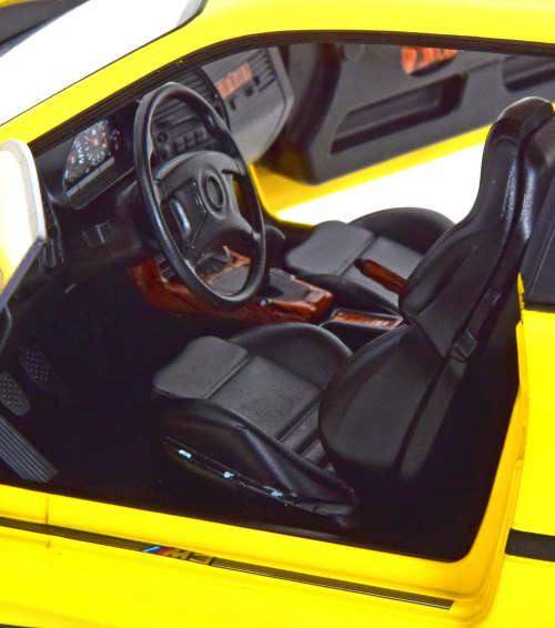 Diecast BMW E36 M3 model car by Solido - Dakar Yellow - DEFECTIVE MODEL - PLEASE READ DESCRIPTION