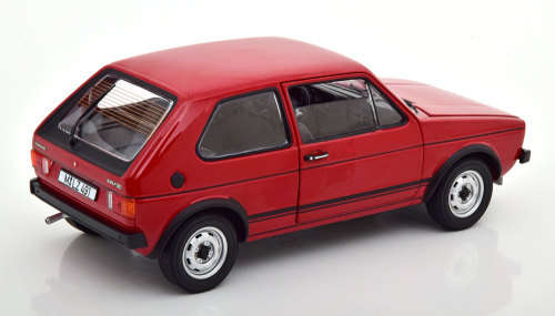 Die cast VW Golf 1 GTI model car by Norev - Red 1:18