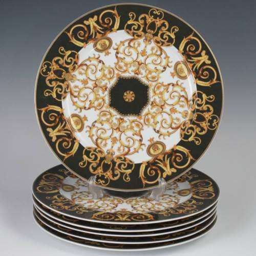 COLLECTIBLE 3 OF ROSENTHAL VERSACE "BAROCCO" CHARGER PLATES 30CM EACH