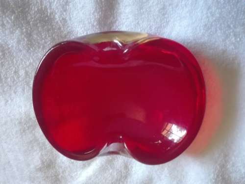 LARGE BEAUTIFUL HEAVY  MURANO ASHTRAY  120 X 90 X 60  mm